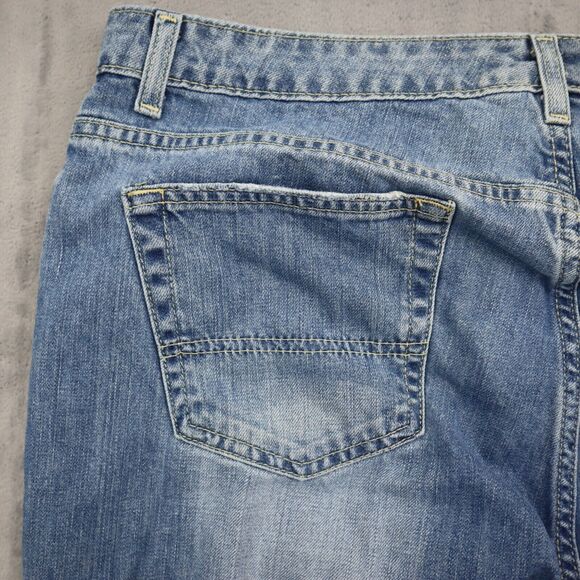 Tommy Hilfiger Pants Womens 16 Blue Bootcut High Rise Cotton Button Denim Jeans - Picture 16 of 16